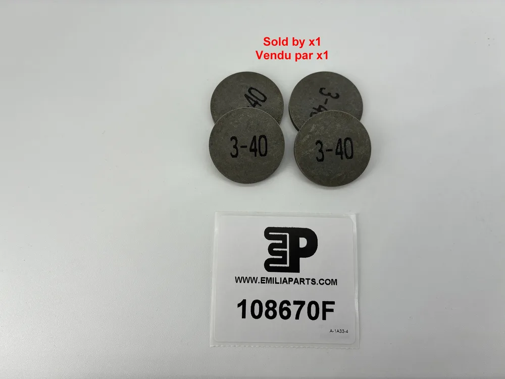 108670 FERRARI PASTILLE - diametre 33 - Epaisseur : 3,40
