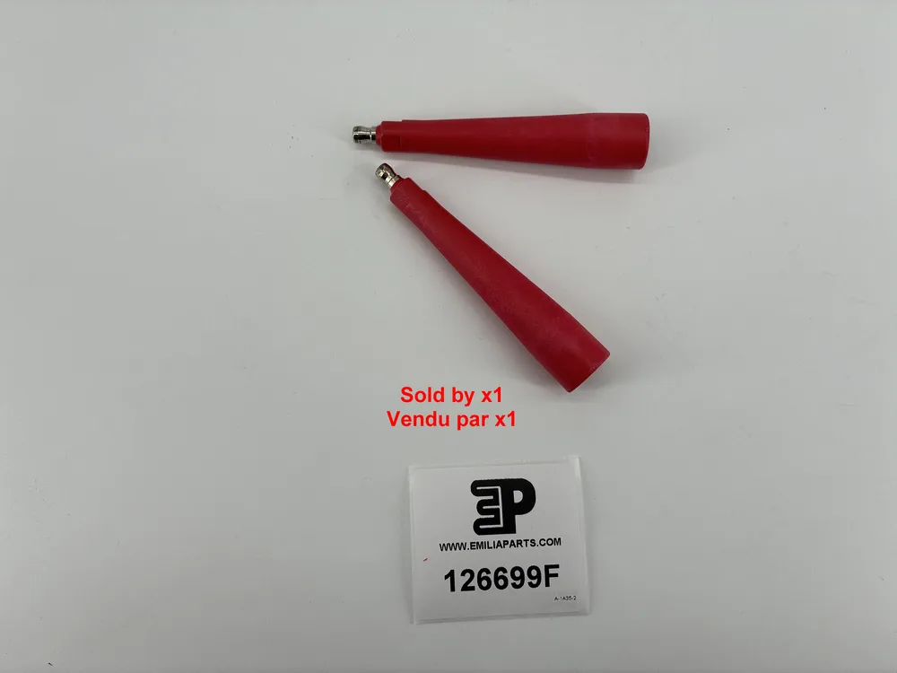 126699 FERRARI RED PBT SPARK PLUG EXTENSION M/M 107 SAE/M4