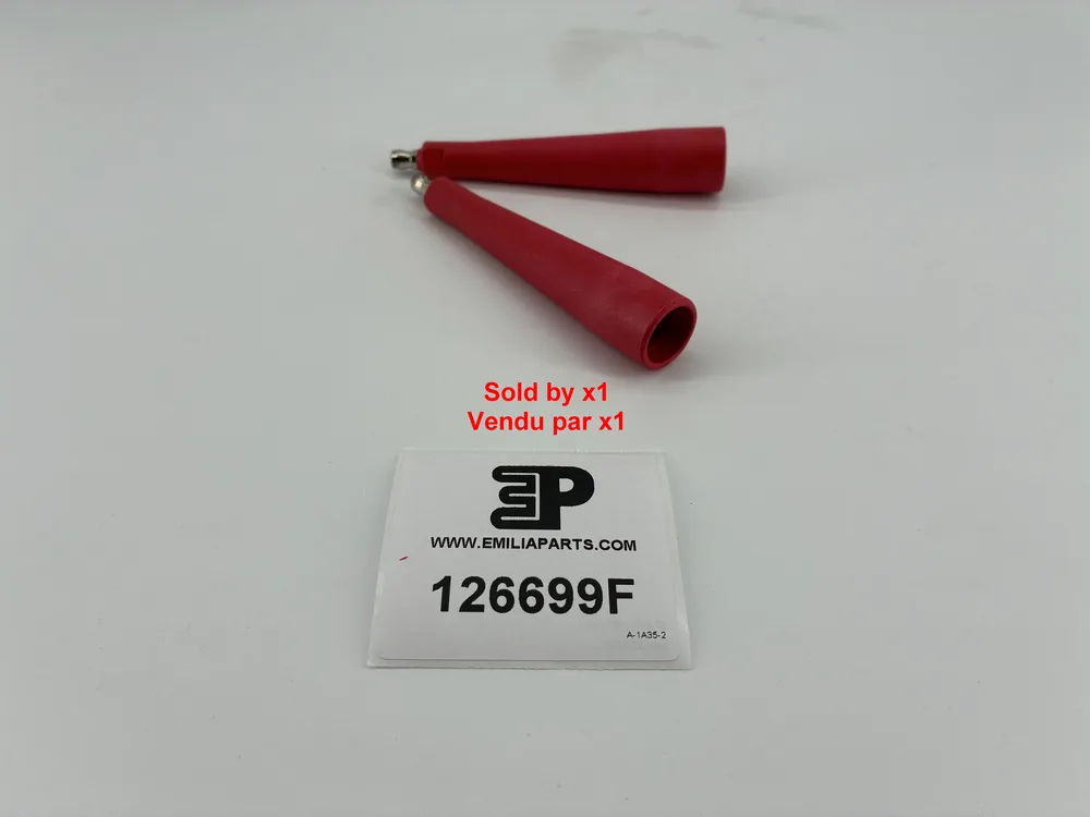 126699 FERRARI RED PBT SPARK PLUG EXTENSION M/M 107 SAE/M4 2