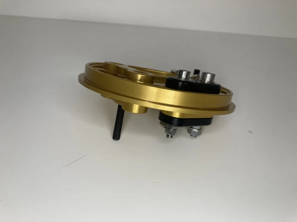173890 FERRARI SUPPORT POMPE CARBURANT - REFABRICATION ALUMINIUM 3