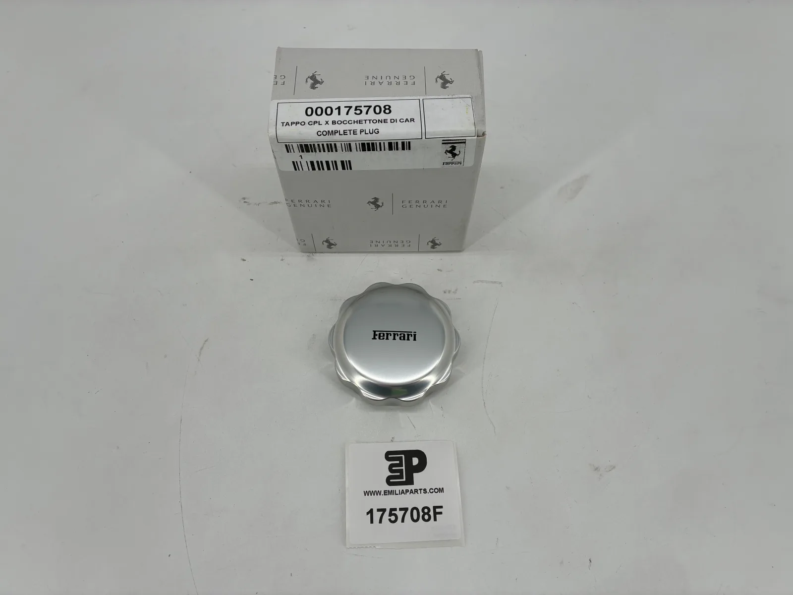 175708 FERRARI TAPPO CPL X BOCCHETTONE DI