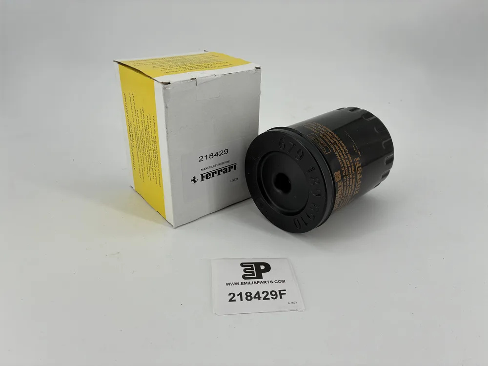 218429 FERRARI FILTRE HUILE * POUR 599 GTB UTILISE AUSSI L ADDITIF REF 232571* 2