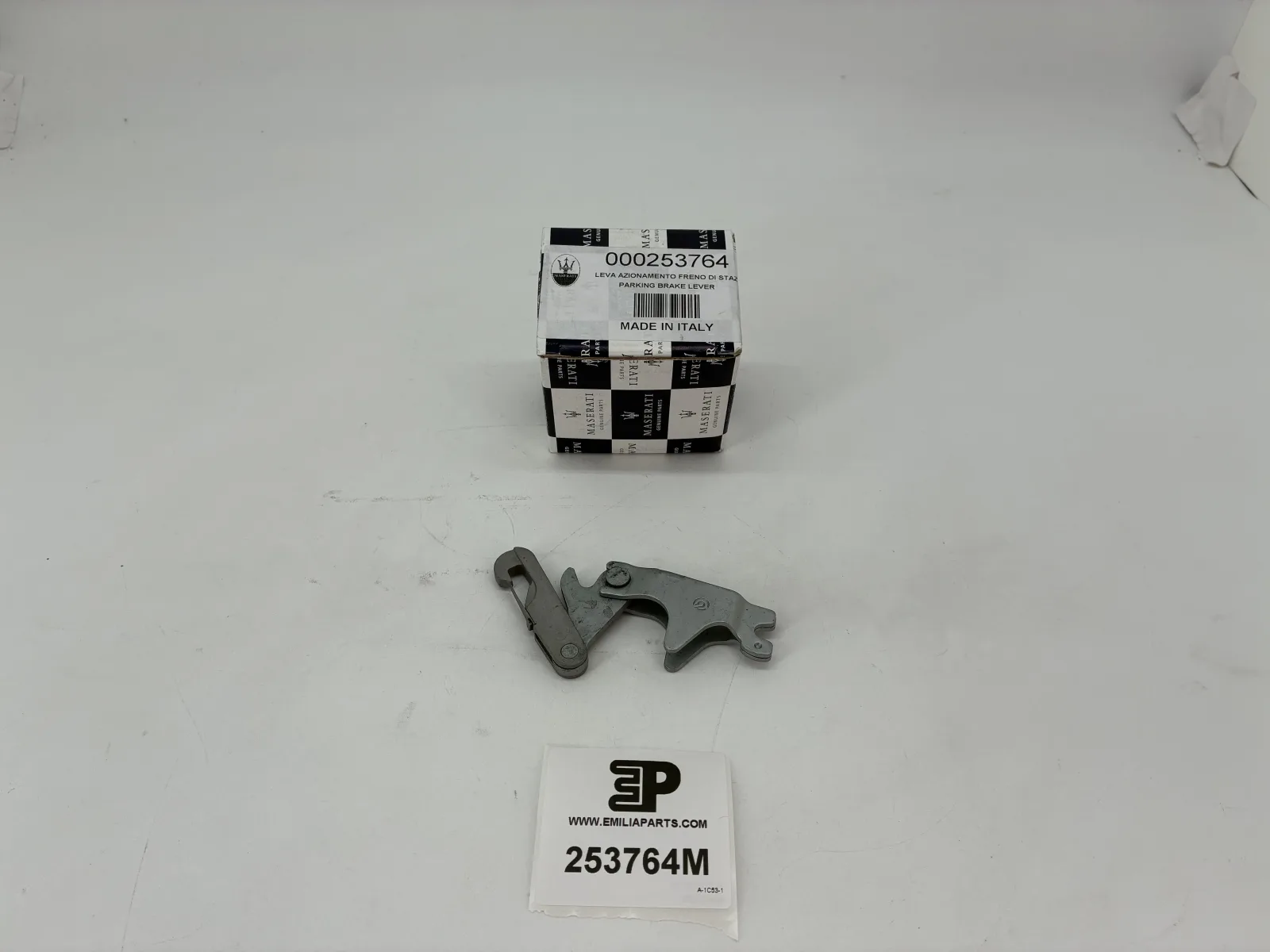253764 MASERATI LEVIER D’ACTIONNEMENT FREIN DE STATIONNEMENT COMPLET