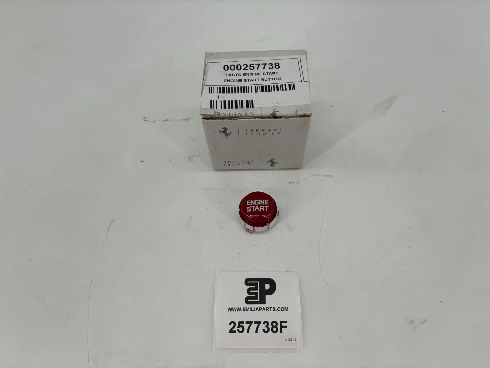 257738 FERRARI TASTO ENGINE START