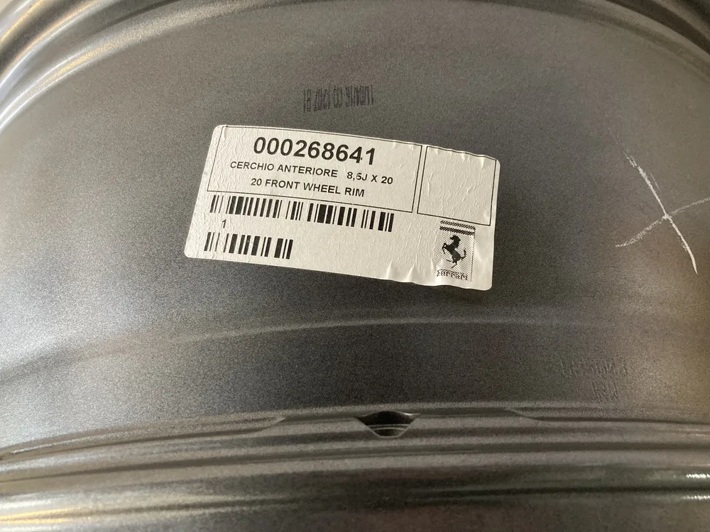 268641 FERRARI JANTE DE ROUE AVANT 20 - Forg 3