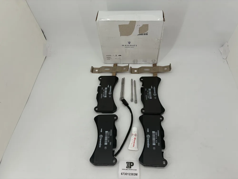 673012383 MASERATI FRONT BRAKE PADS KIT M15X 9 2