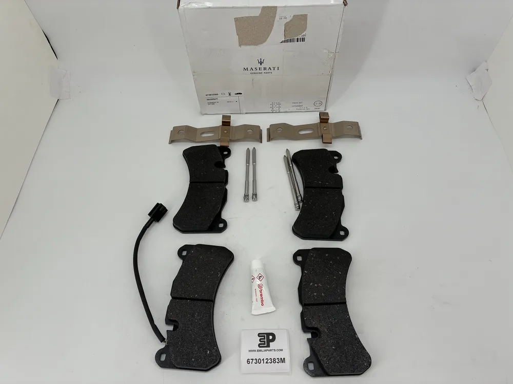 673012383 MASERATI FRONT BRAKE PADS KIT M15X 9 4