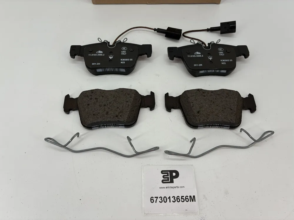 673013656 MASERATI REAR BRAKE PAD KIT M182 BEV 3