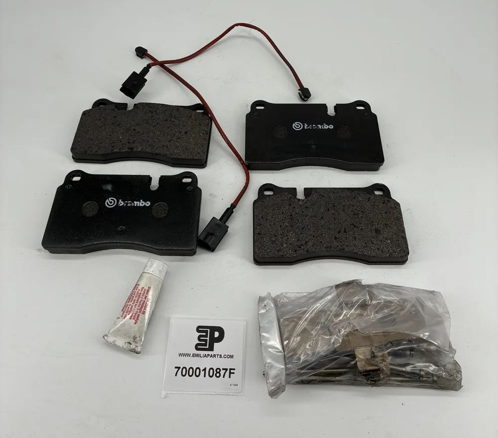 70001087 FERRARI SERIE DE PLAQUETTES ARRIERE AVEC RESSORT - Version CCM 2
