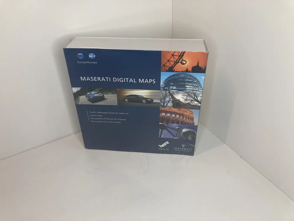 940000796 MASERATI MAPPE NAVIGAZIONE EU 2017