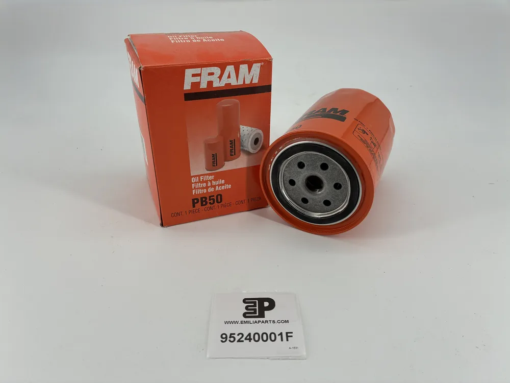 95240001 FERRARI FILTRE A HUILE - FRAM ORANGE (pour version double filtre 100325F) - PB50 2