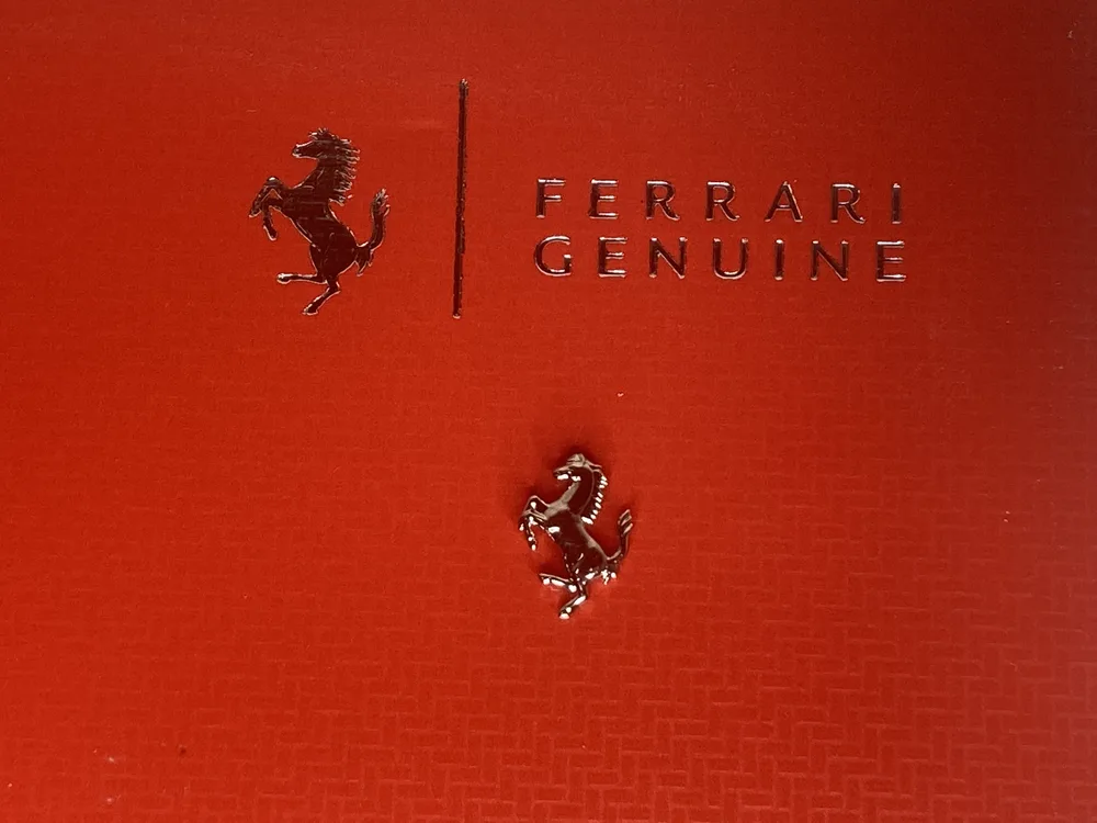 95991600 FERRARI NICKLED HORSE PIN 2