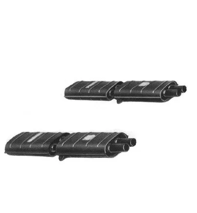0625 ANSA ANSA - FERRARI - 275 GTB/4 - GTS/4 (NART) 66>68 - CENTRALE(SERVONO 2 PZ) / CENTRE SILENCER(2 PCS REQUIRED) 30350