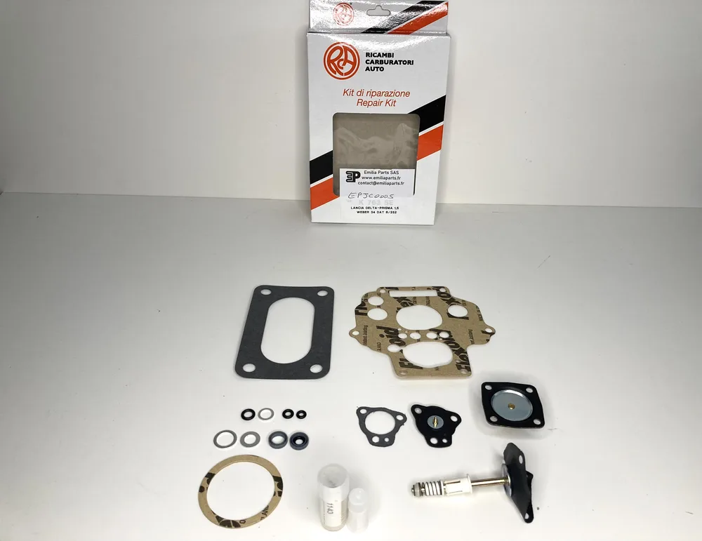 0005 EMILIA PARTS KIT REPARATION CARBURATEUR WEBER 34 DAT 8/252 - MASERATI BITURBO V6 420 1996cc