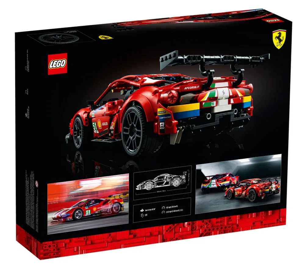 42125 LEGO LEGO TECHNIC - FERRARI 488 GTE AF CORSE #51 - 1677 PIECES