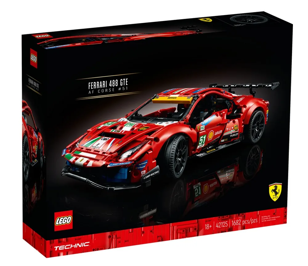 42125 LEGO LEGO TECHNIC - FERRARI 488 GTE AF CORSE #51 - 1677 PIECES 5